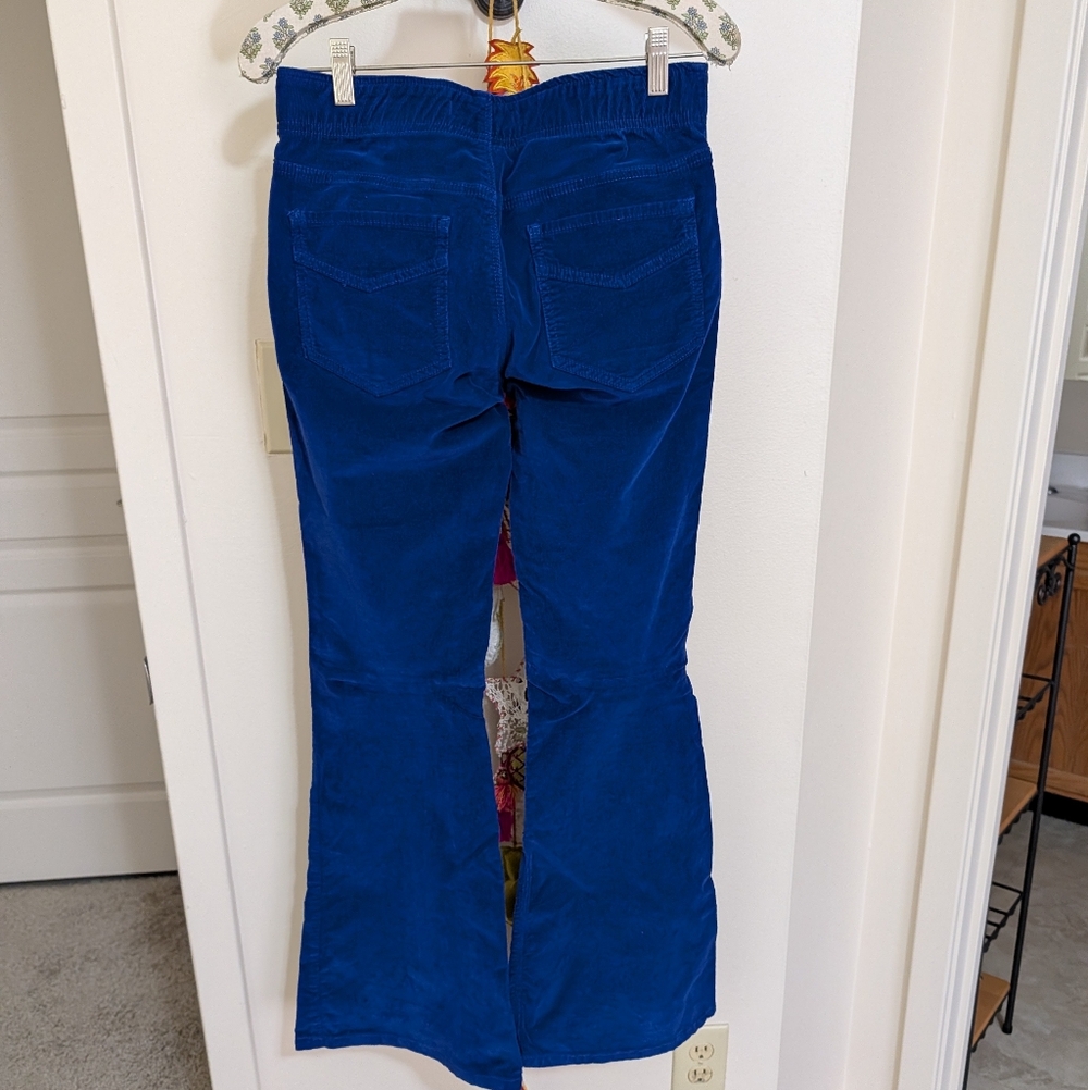 Free People We the Free People Blue Corduroy Flare Pull On - Picture 4 of 7